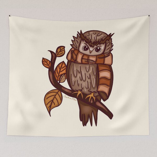 Item preview, Autumn Owl designed and sold by Tres Corda Designs.
