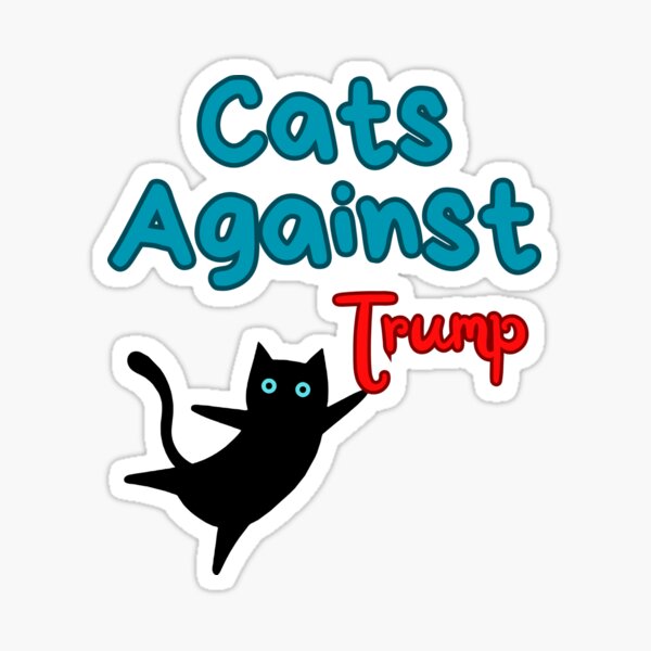 Artikel-Vorschau von Katzen gegen Trump, Harris Walz 2024 Yard Sign – Support Harris, lustiges feministisches Geschenk, designt und verkauft von Km Designs.