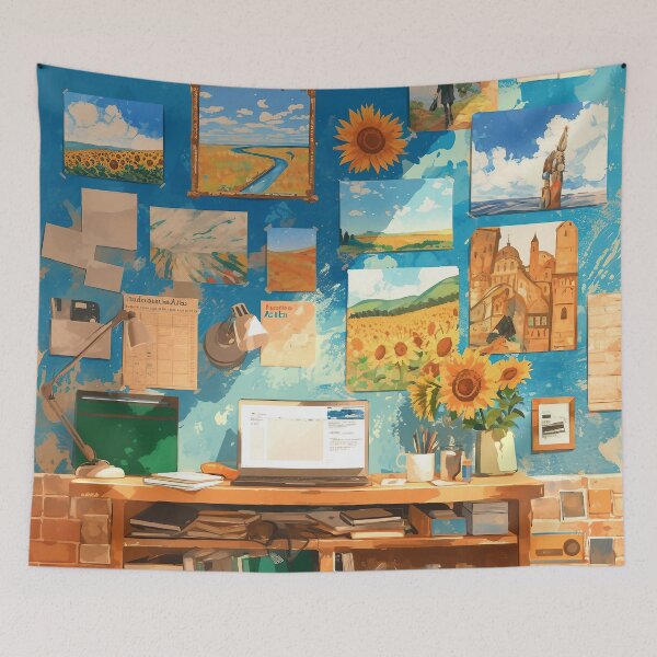 Item preview, Bedroom in Arles dream designed and sold by Nowshin Tasnim.