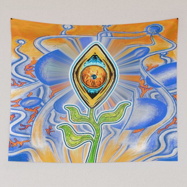 Item preview, EyeBudElectricity-Orange designed and sold by Klaus Bremner (Autotelic Art).