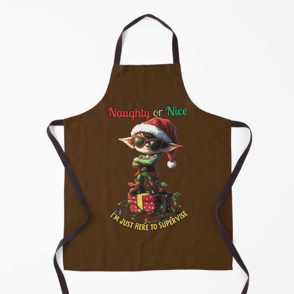 Item preview, Naughty or nice? I’m just here to supervise. designed and sold by bAIryBarn.