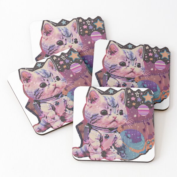 Item preview, Cosmic Cat Voyager designed and sold by meaowclub.