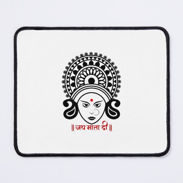 Item preview,  Navratri devi face  of durga Ma and rangoli design 3 designed and sold by mndesignworx.