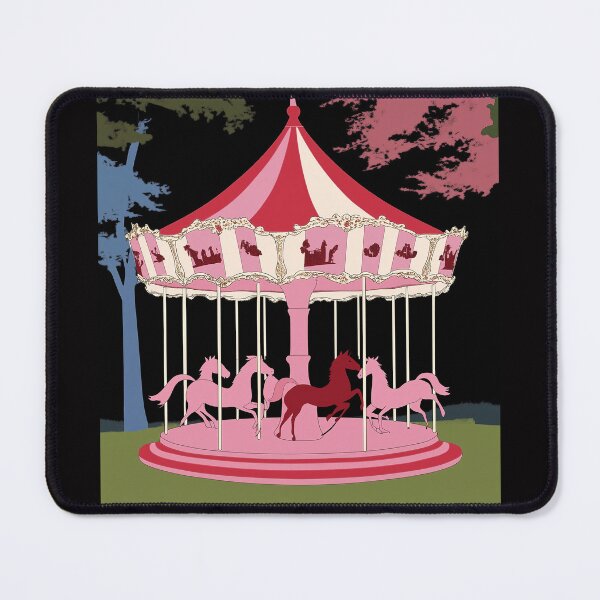 Item preview, Midnight Carousel: Nostalgia in Pink and Red designed and sold by PuffPals.