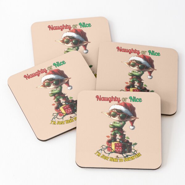 Item preview, Naughty or nice? I’m just here to supervise. designed and sold by bAIryBarn.