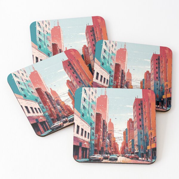 Item preview, Colorburst City designed and sold by ArtfullMinds.