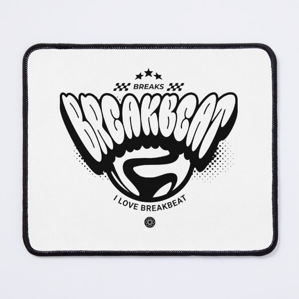 Item preview, BREAKBEAT  - Y2K Bubble Elements (Black)  designed and sold by Discothreadz.