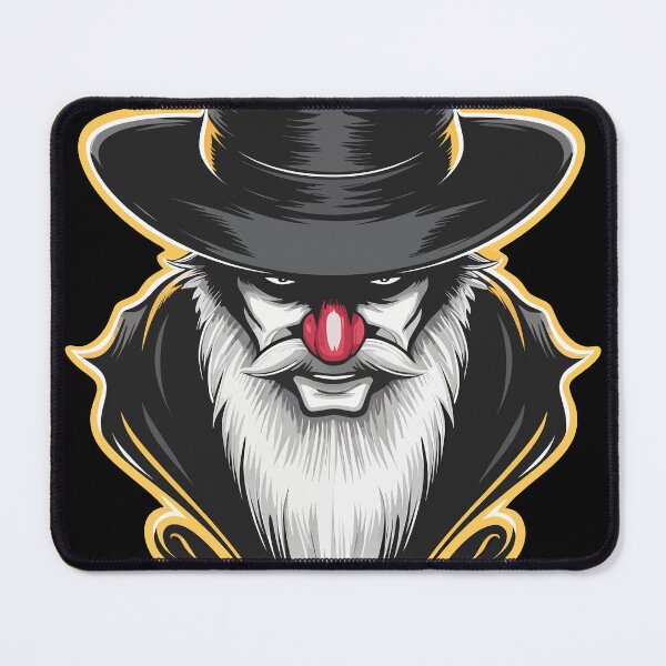 Item preview, Bearded Clown with Mysterious Hat Halloween designed and sold by Quirky Shirts.