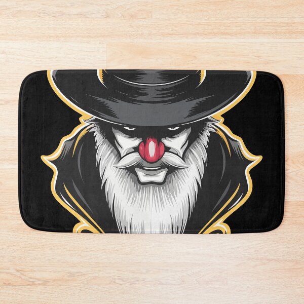 Item preview, Bearded Clown with Mysterious Hat Halloween designed and sold by Quirky Shirts.