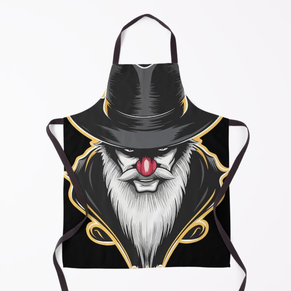 Item preview, Bearded Clown with Mysterious Hat Halloween designed and sold by Quirky Shirts.