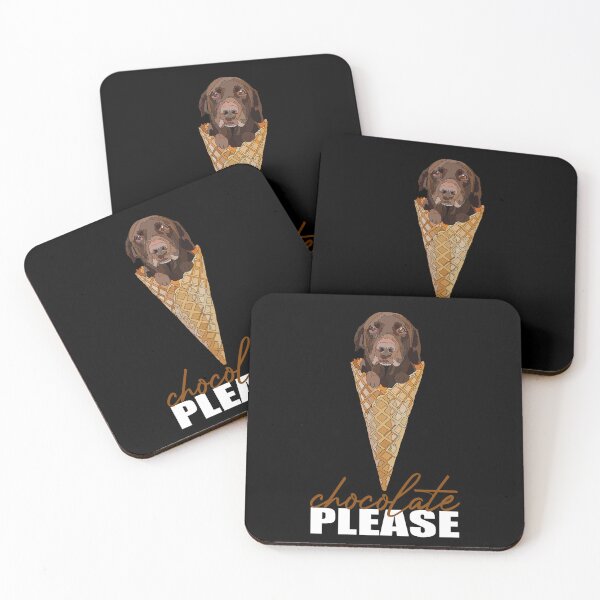 Item preview, Funny Chocolate Lab Ice Cream designed and sold by Just-Arts-4U.