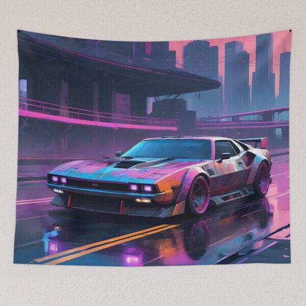 Artikelvorschau, Cyberpunk-Hypercar am See entworfen und verkauft von papi1998.