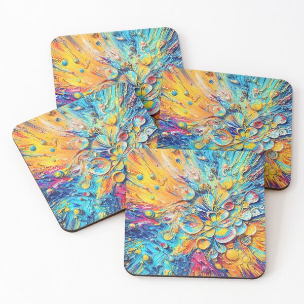 Item preview, Vibrant Swirls of Cosmic Paint designed and sold by blackhalt.
