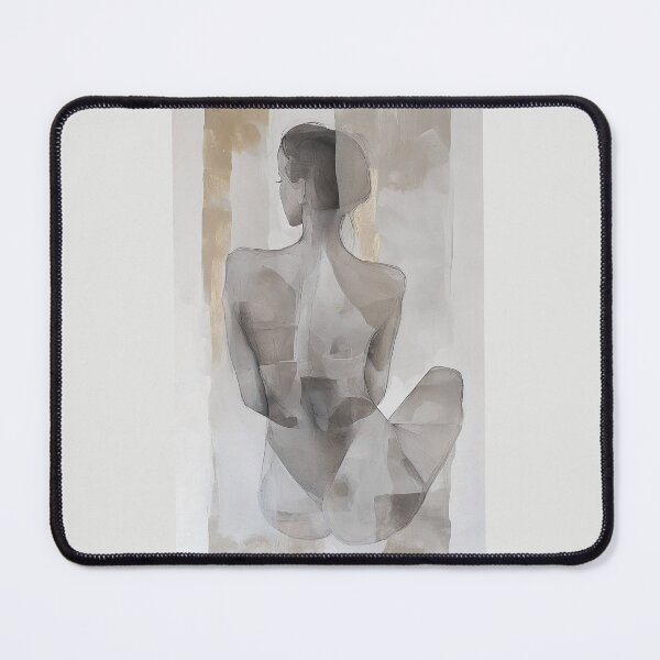 Item preview, Abstract figure in gold, silver and clay -1 designed and sold by UmagineArts.
