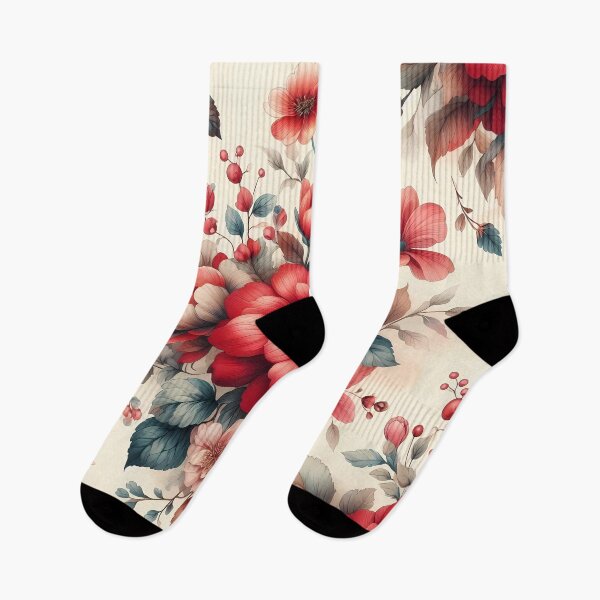 Item preview, Red Floral Watercolor Design designed and sold by ecupirate99.
