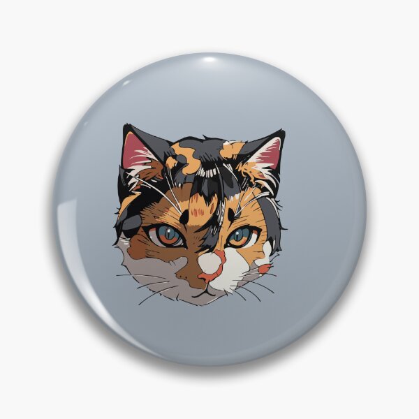 Item preview, cat head art designed and sold by Atlantico54.