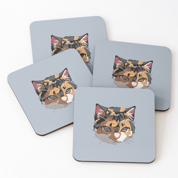 Item preview, cat head art designed and sold by Atlantico54.