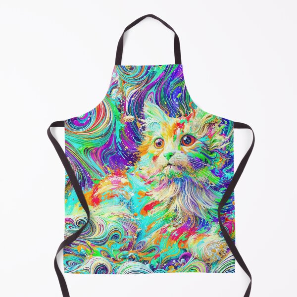 Item preview, Vibrant Swirls of Feline Fantasy designed and sold by blackhalt.