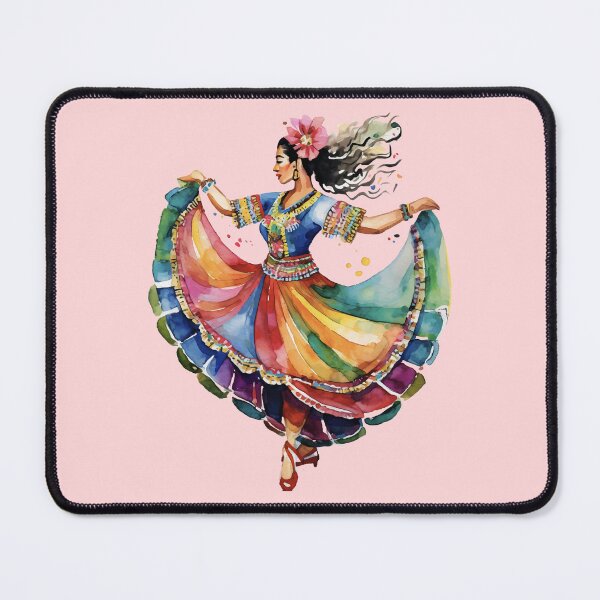Item preview, Ballet Folklórico Watercolor designed and sold by Magnolia Valley Art.