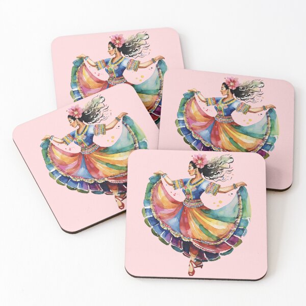 Item preview, Ballet Folklórico Watercolor designed and sold by Magnolia Valley Art.