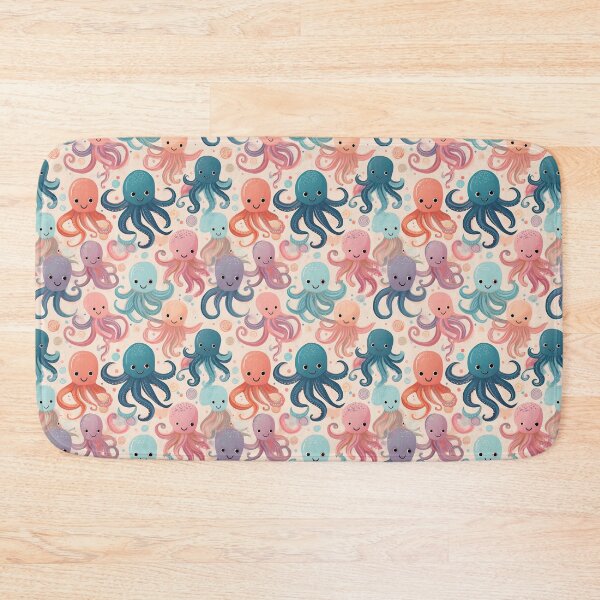 Item preview, octopuses  poses designed and sold by kokaikankosana.