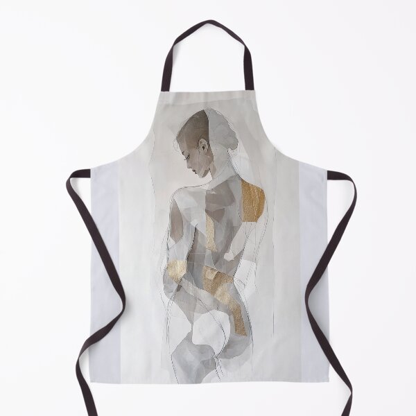 Item preview, Abstract figure in gold, silver and clay -2 designed and sold by UmagineArts.