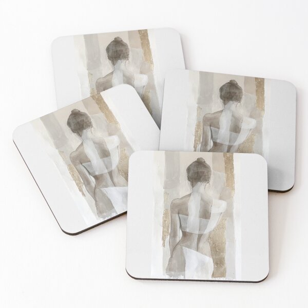 Item preview, Abstract figure in gold, silver and clay -3 designed and sold by UmagineArts.