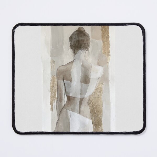 Item preview, Abstract figure in gold, silver and clay -3 designed and sold by UmagineArts.