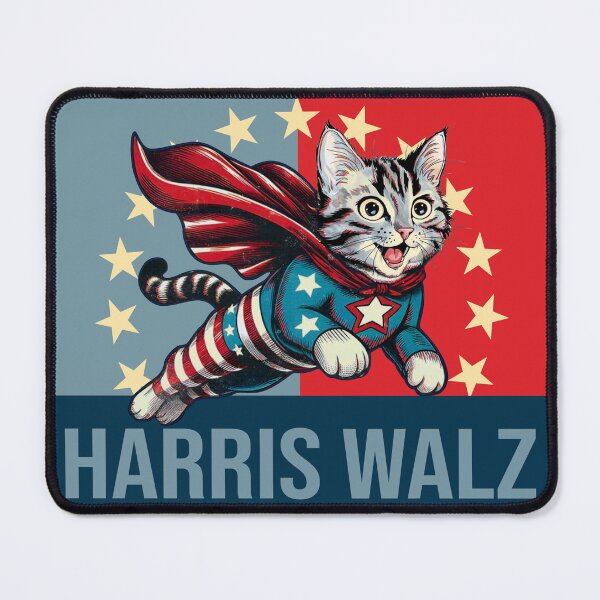 Item preview, Harris Walz 2024 - Cat Ladies Supper Man designed and sold by Midu Roy.