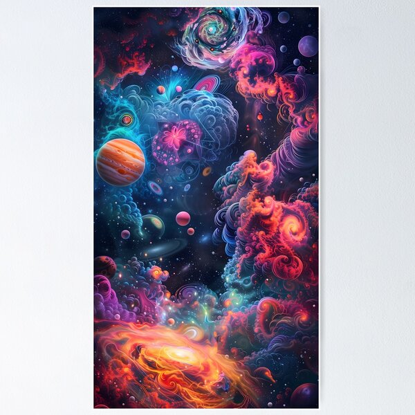 Black Light Space Posters for Sale | Redbubble