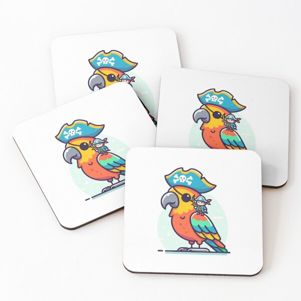 Item preview, Polly the Parrot Pirate  designed and sold by nostalgiapress.