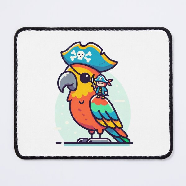 Item preview, Polly the Parrot Pirate  designed and sold by nostalgiapress.