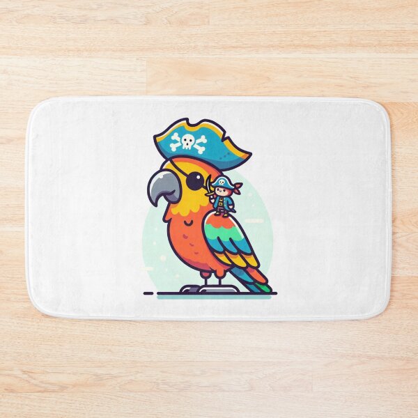 Item preview, Polly the Parrot Pirate  designed and sold by nostalgiapress.
