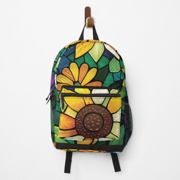 Item preview, Stained Glass of Vibrant Sunflowers designed and sold by Cozirlax.