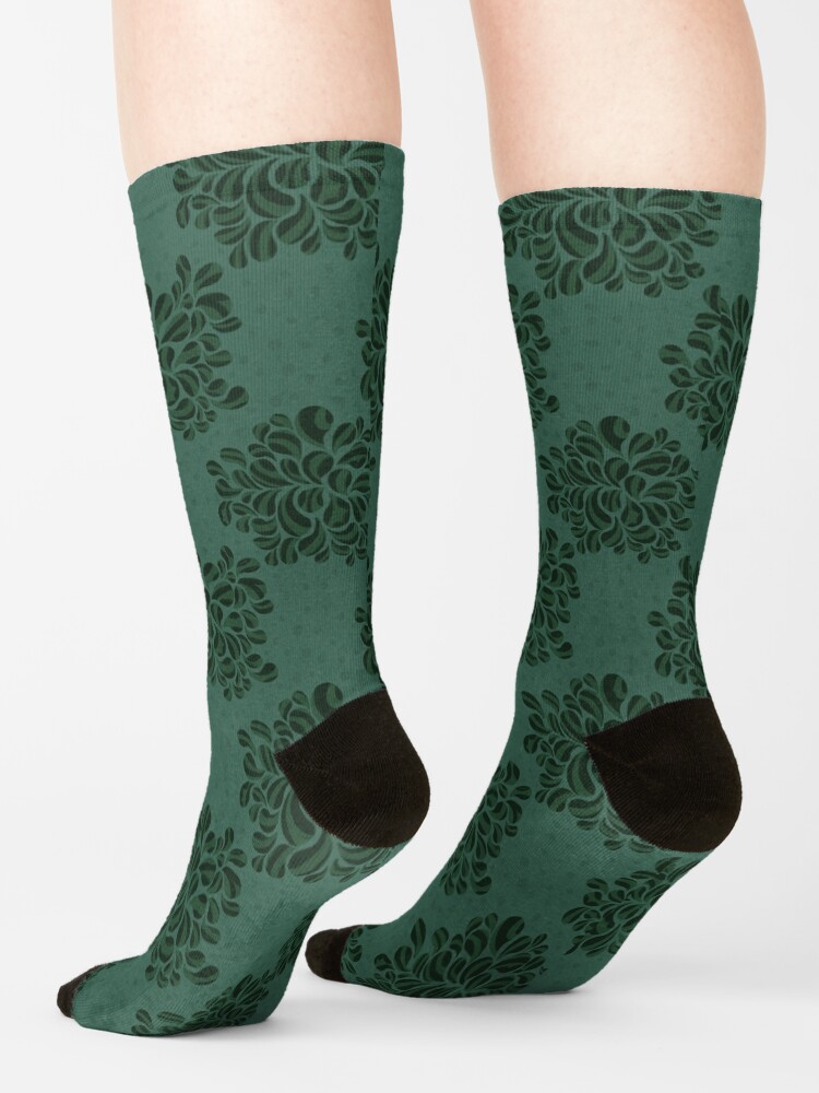 Thumbnail 4 of 5, Socks, Paislii Vert designed and sold by PaigePooler.