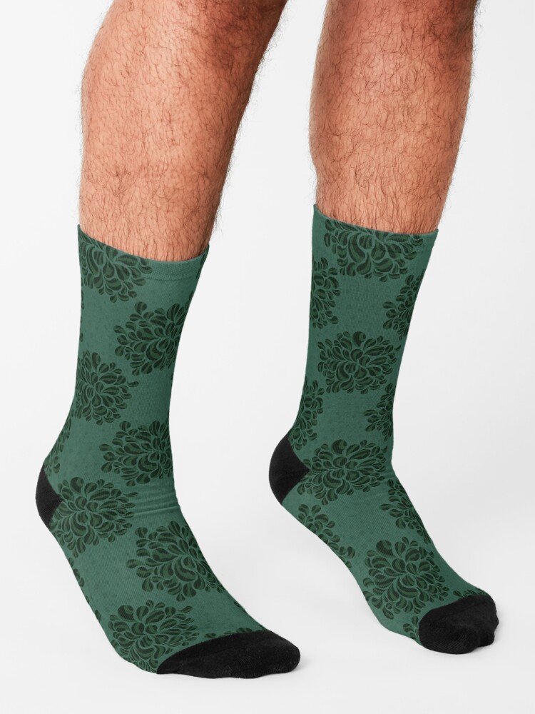 Thumbnail 3 of 5, Socks, Paislii Vert designed and sold by PaigePooler.