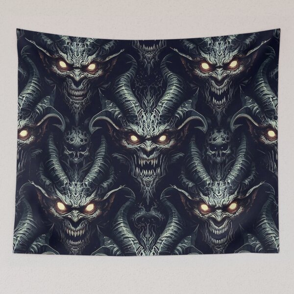 Item preview, Terrifying Demonic Beast Pattern designed and sold by JavisSRDesign.
