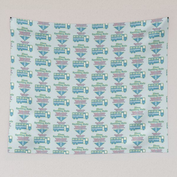 Item preview, Floss spelling rule Grammar Phonics designed and sold by piedaydesigns.