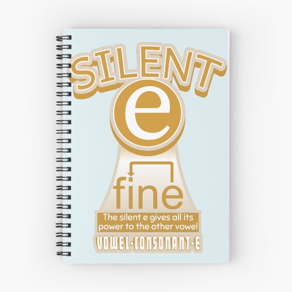 Item preview, Silent E spelling rule Grammar Phonics designed and sold by piedaydesigns.