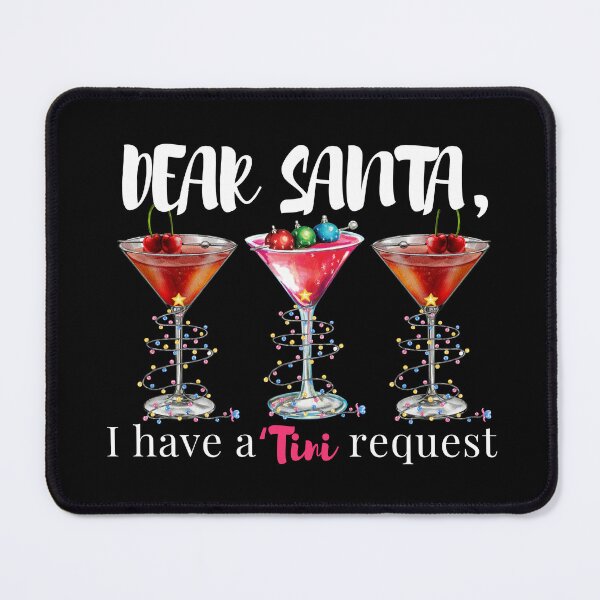 Item preview, Dear Santa I Have A Tini Request Martini Christmas Lights designed and sold by SunfullyYours.