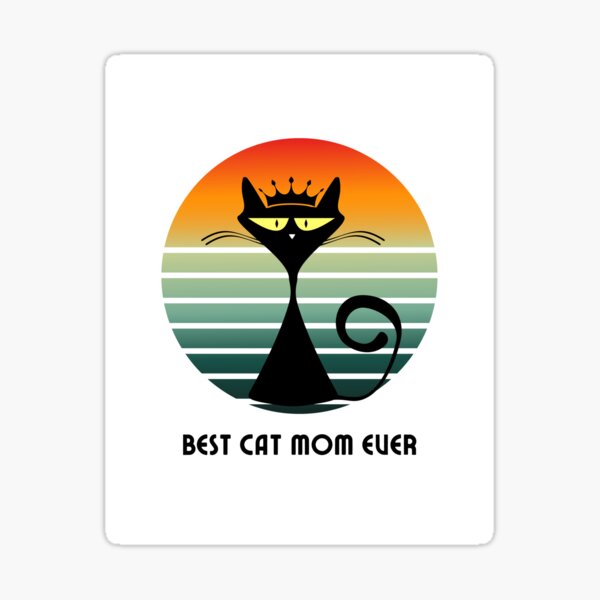 Item preview, Best Cat Mom Ever designed and sold by CreativeHeartz.