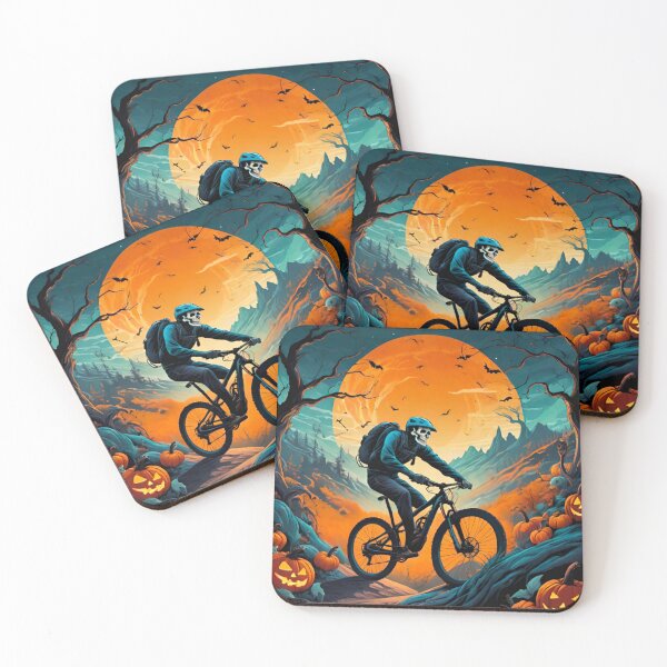 Item preview, Halloween-Inspired MTB Design for Riders designed and sold by GrizzlyCollective.