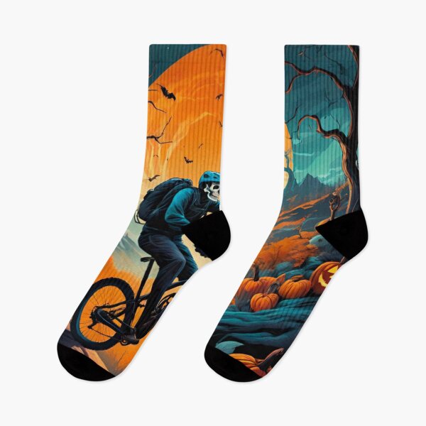 Item preview, Halloween-Inspired MTB Design for Riders designed and sold by GrizzlyCollective.
