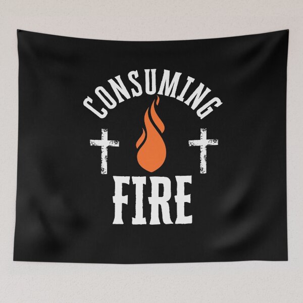 Item preview, Consuming Fire ,Christian Men's Design, Bible Verse Quotes,Christian Women designed and sold by mattlee20.