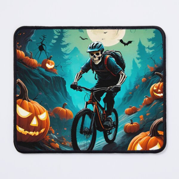 Aperçu de l'œuvre Aventure effrayante de conception d'Halloween en VTT créée et vendue par GrizzlyCollective.