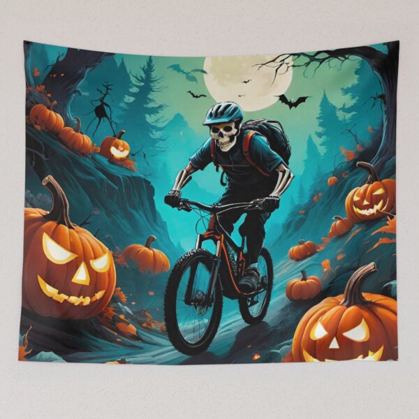 Item preview, Spooky MTB Halloween Design Adventure designed and sold by GrizzlyCollective.