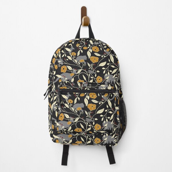 Item preview, Australian forest wildlife pattern - kangaroos wombats birds flowers  designed and sold by ahahdodo.