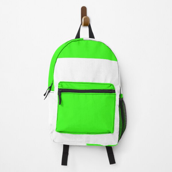 Item preview, Horizontal Halves - White and Neon Green designed and sold by JustPatterns2.