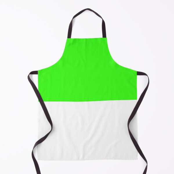 Item preview, Horizontal Halves - White and Neon Green designed and sold by JustPatterns2.