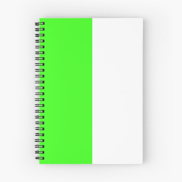 Item preview, Vertical Halves - White and Neon Green designed and sold by JustPatterns2.